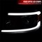 Spec-D Tuning HEADLIGHTS WITH LED BAR CLEAR LENS MATTE BLACK HOUSING, 2PK 2LH-F15004JM-G3-GO - alternate 3